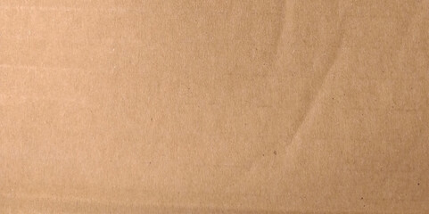 Craft brown paper texture surface macro close up view. Copy space. Recyclable material. Vector illustration.