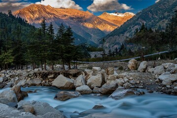 lake in the mountains