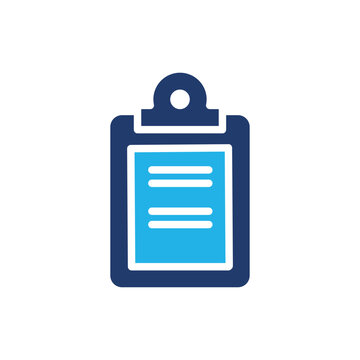 recommend clip art: clipboard colored icon vector design good for web or mobile app