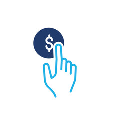 money donation colored icon vector design good for web or mobile app