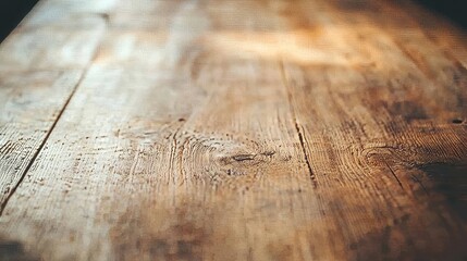 close-up corner of wooden table