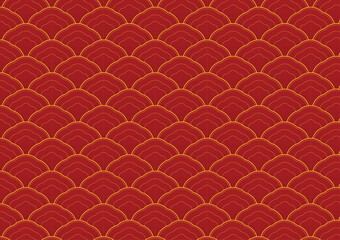 Chinese pattern wallpaper, oriental background for New Year. Vector illustration. New Year 2025.