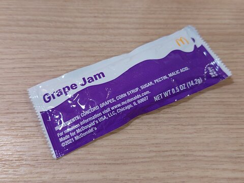 Mcdonalds grape jam in Jordan, Hong Kong