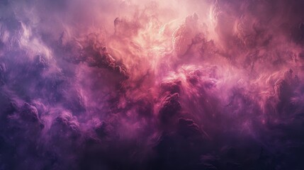 Fototapeta premium Purple And Pink Clouds In The Sky