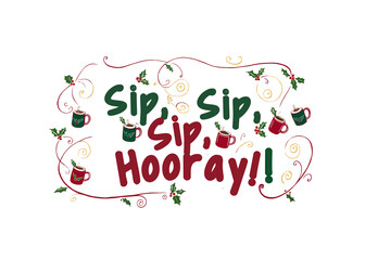 Sip, Sip, Hooray! - Holiday Gathering Design
