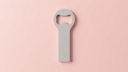 Professional bottle opener mockup with a blank area, ready for customization. A versatile choice for displaying brand elements or design ideas in a realistic setting.