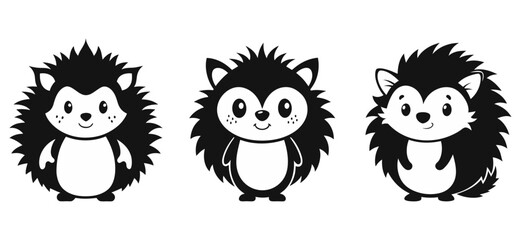 Cute animals illustration including beloved pets cats dogs wild animals tigers bears and zoo animals giraffes penguins, playful and charming design