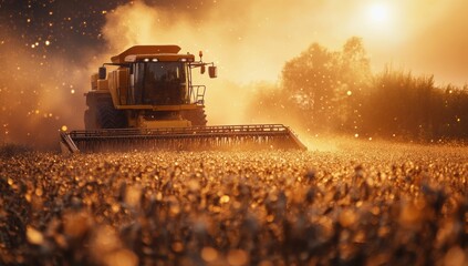 Harvesting Sunset.