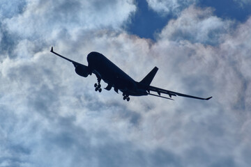 airplane flying in the sky