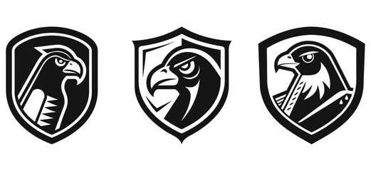eagle head illustration vector logo
