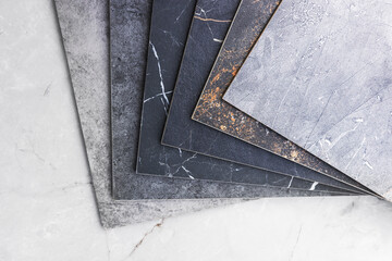 Tile of factory manufacturing porcelain stoneware panels cut to size