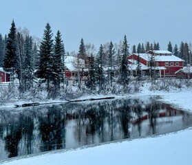 winter in the mountains
