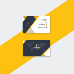 Business Card Design, Professional Minimalist Business Card Template.