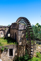 Ancient Waterwheel of Molino de la Albolafia in Scenic Setting