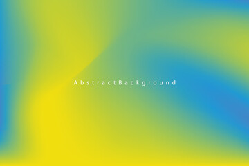 Abstract blurred background in yellow and blue tones
