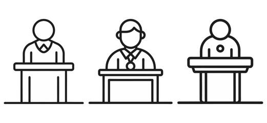 jury people isolated icon vector illustration design