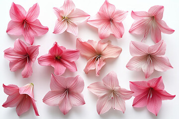 Obraz premium captivating pink lily flower captures the essence of beauty and nature