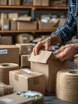 Packing Boxes in Warehouse Environment.
