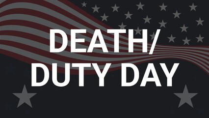 Death Duty Day web banner design illustration 