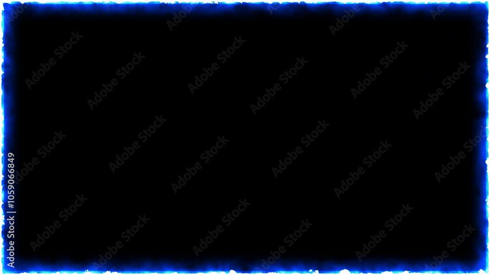 Poster seamless loop animation rectangle frame 4k video motion graphic. animated borders frame glowing neon