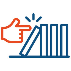 Domino Effect Icon