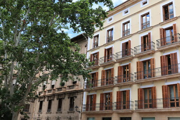 Blick in die Altstadt von Palma de Mallorca