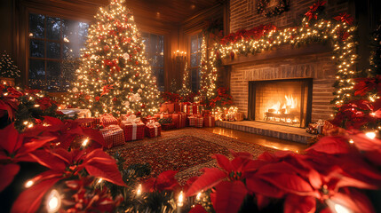 A Dreamy Christmas Evening Capturing the Essence of Joy and Togetherness