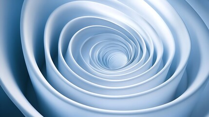 A swirling blue spiral design creating an illusion of depth and movement.