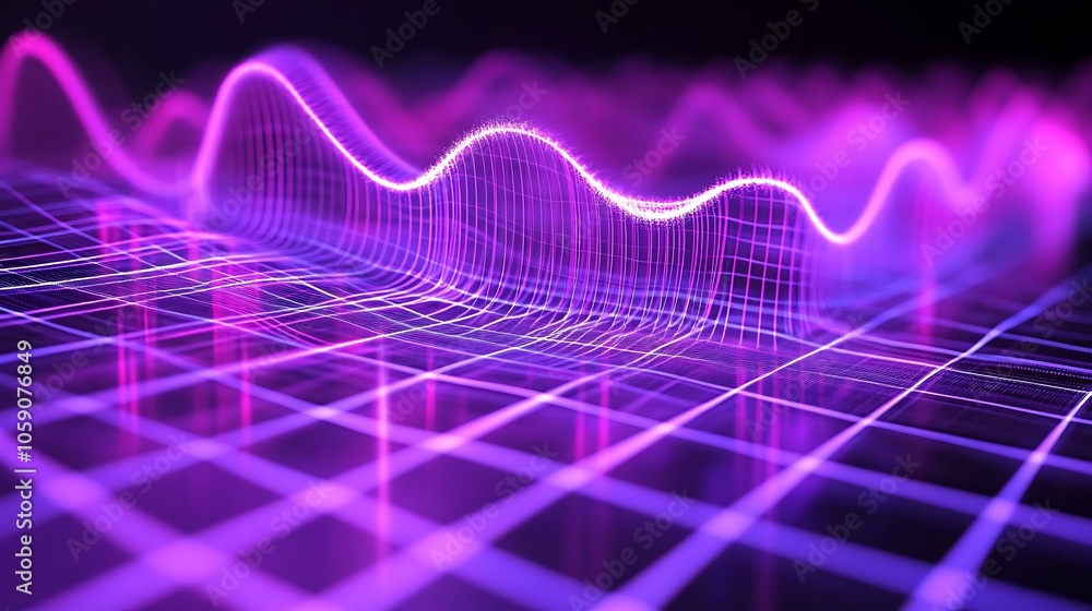Poster abstract purple grid pattern soft pastel background for graphic design templates