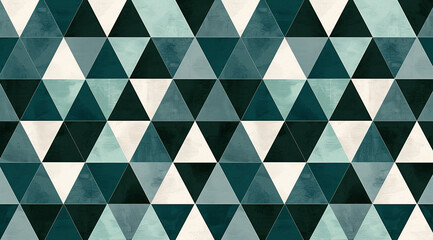 Obraz premium green and white abstract geometric background
