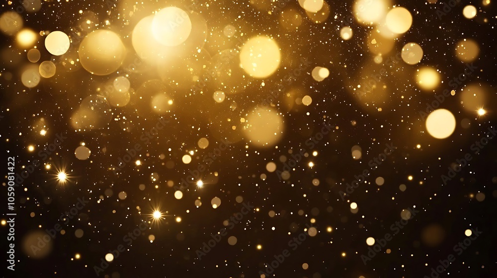 Poster abstract golden lights background clean blank canvas with empty space for designs