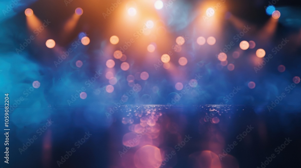Poster hazy spotlights cast a dreamy glow over the stage adding to the mystique of the launch.