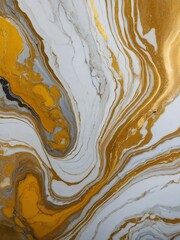 Fototapeta premium Abstract marble motives with the color of white and golden yellow