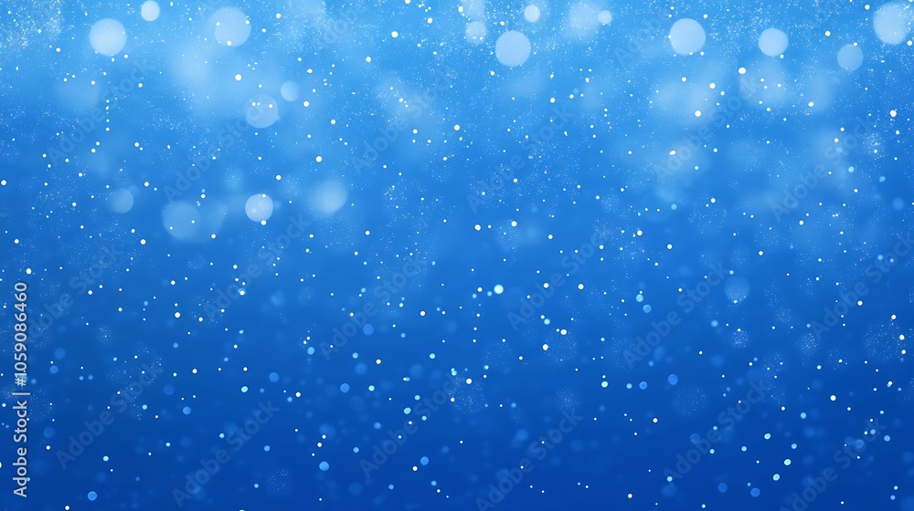 Poster abstract blue bokeh background minimalist white background with space for text