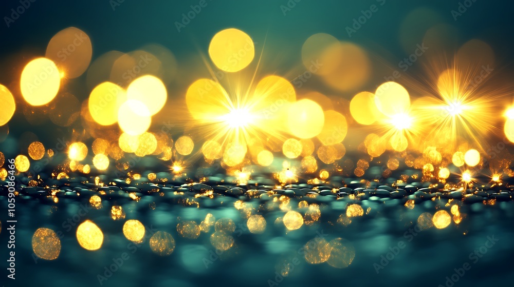 Poster abstract sparkling lights background abstract gradient background with copy space