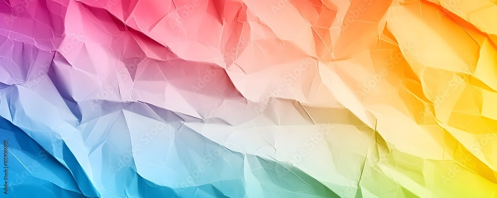 Poster vibrant abstract background of colorful paper layers - soft gradients and high contrast textures for