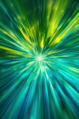 Naklejka premium Vertical Dynamic energy burst against a vibrant radial gradient background.