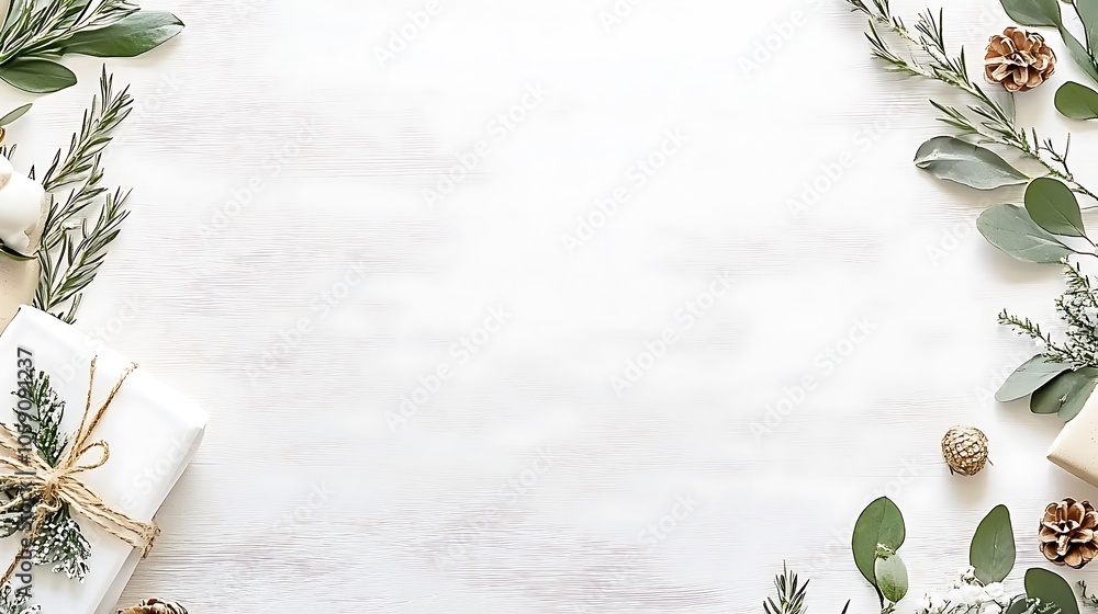 Poster minimal christmas background plain textured background for web design and copy