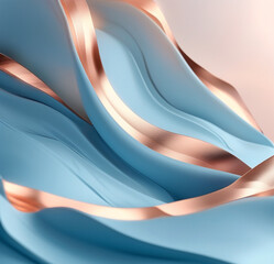 Obraz premium abstract blue wave