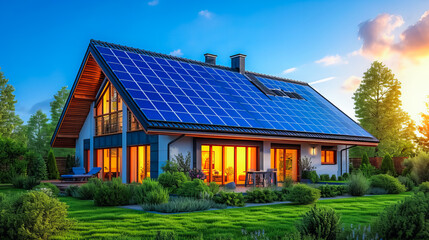 Solar Panels on Roof