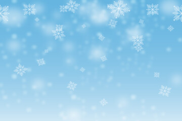 snowflake seamless border.