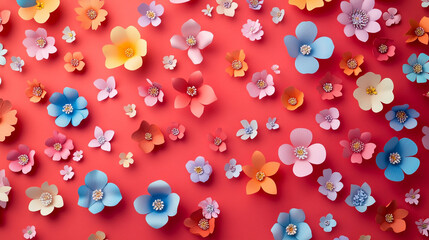 Paper flower background.