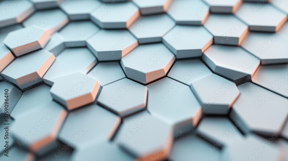 Poster close-up of architectural patterns in nano design