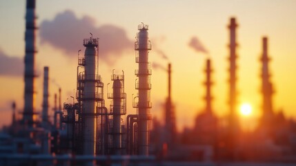 Engineers Engaged in Conversation at Sunset