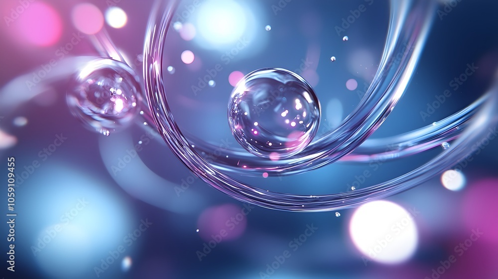 Poster prismatic shards and metallic layers - captivating background with glowing elements and artificial g