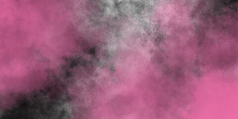 Abstract Clouds of Color Smoke Colorful Texture Background. Colored Fluid Powder Explosion, Abstract pink smoke on black background, pink Grunge Textured Background,