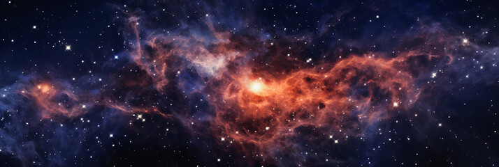 Fototapeta premium Cosmic Cascade. Nebulaic Beauty.Cosmic Kaleidoscope