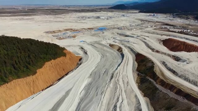 Aerial Exploration of Lithium Mine Patterns and Renewable Energy Scale