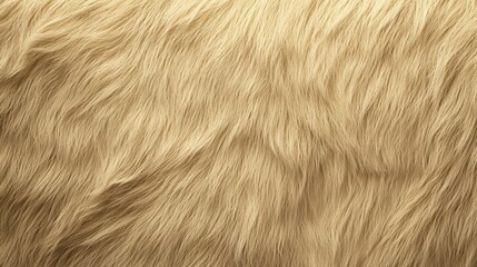 Fototapeta premium Close-up of soft, golden fur texture, creating a warm and cozy atmosphere.