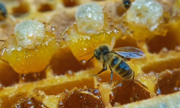 close up of bee 